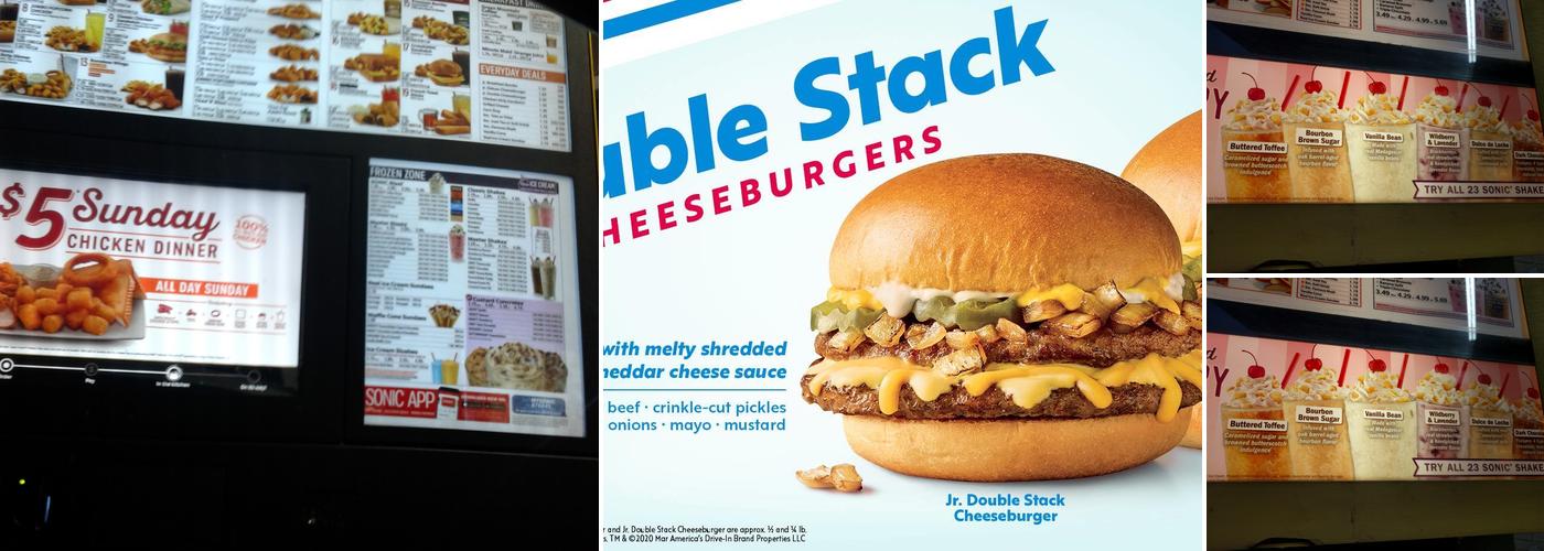 Sonic Drive-In Menu