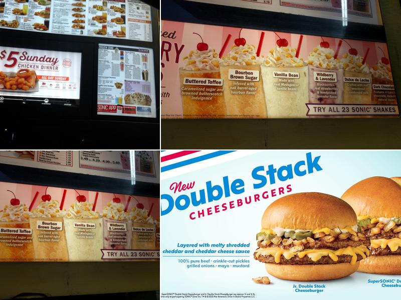 Sonic Drive-In Menu