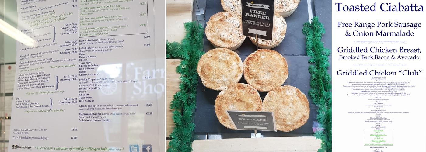 Cholderton Farm Shop & Cafe Menu