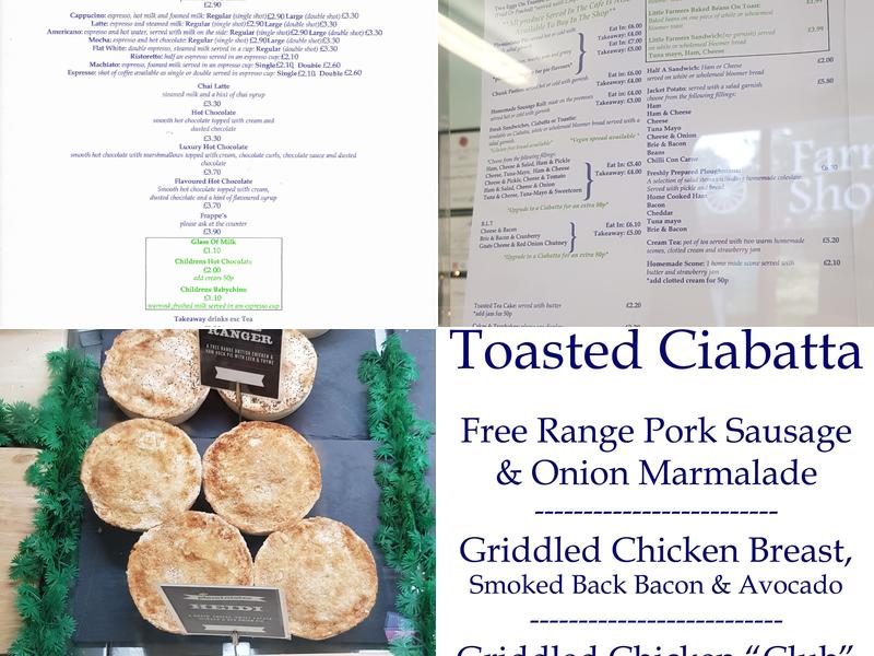 Cholderton Farm Shop & Cafe Menu