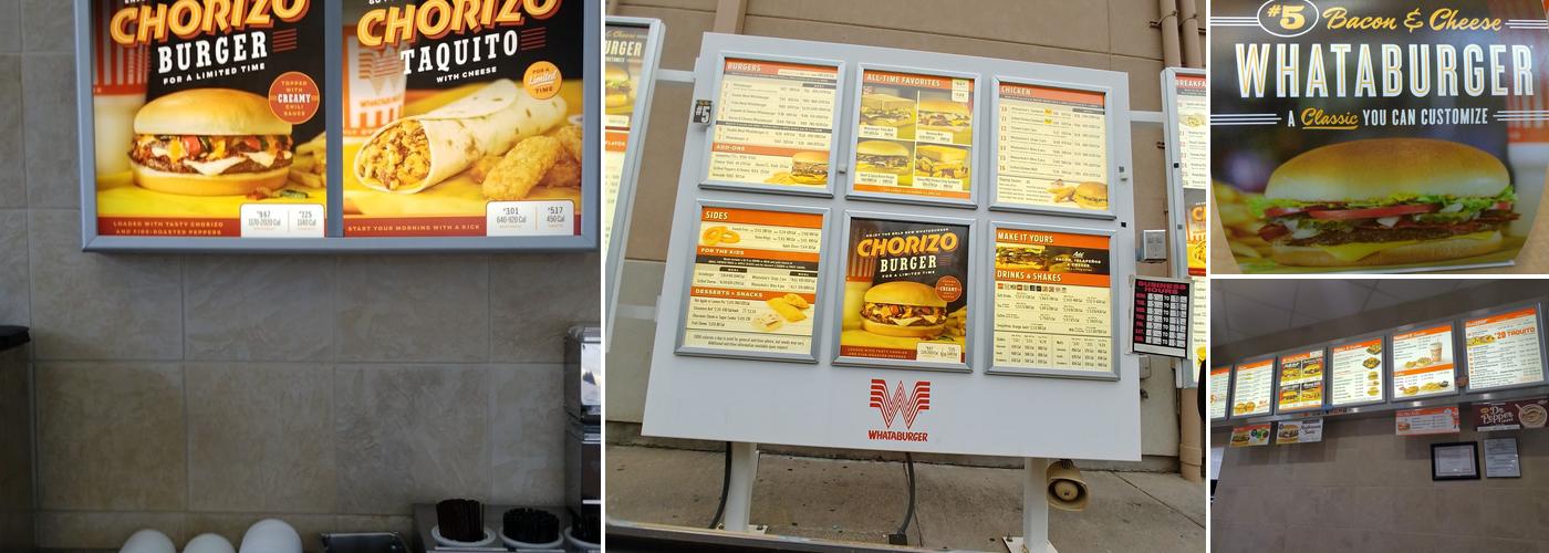 Whataburger Menu