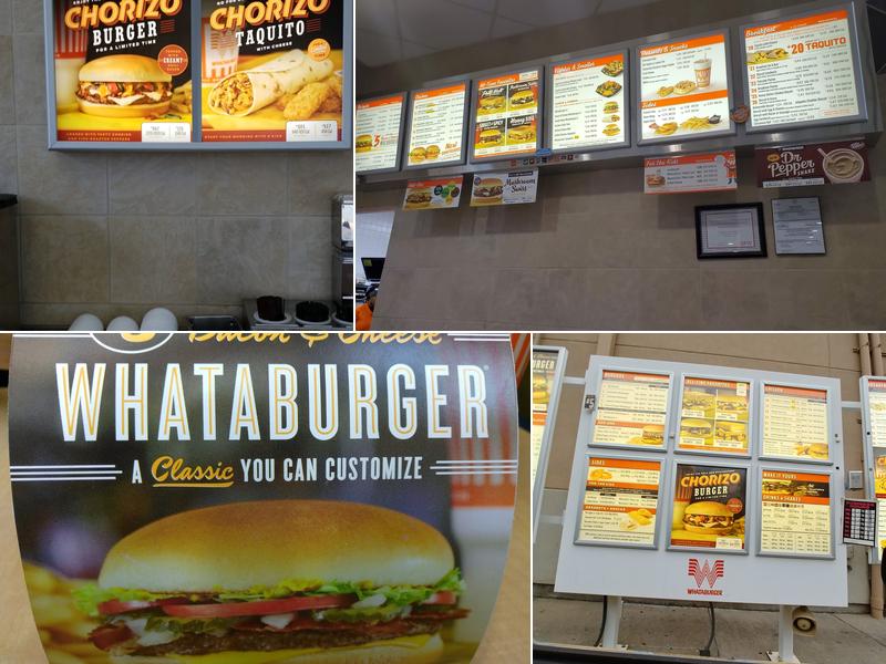 Whataburger Menu