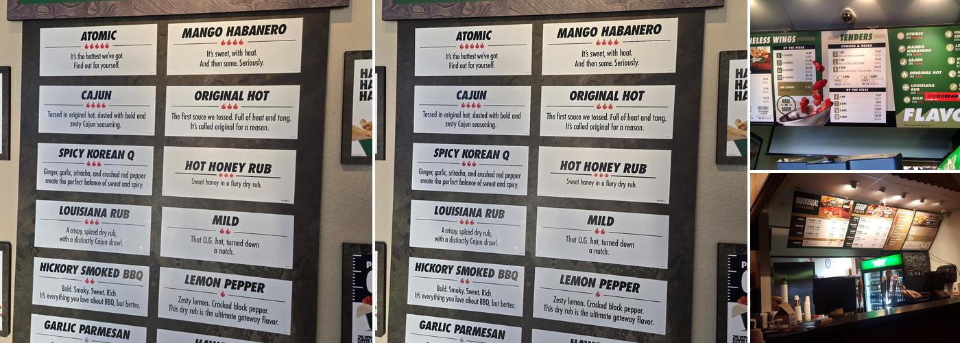 Wingstop Menu