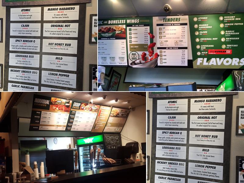 Wingstop Menu