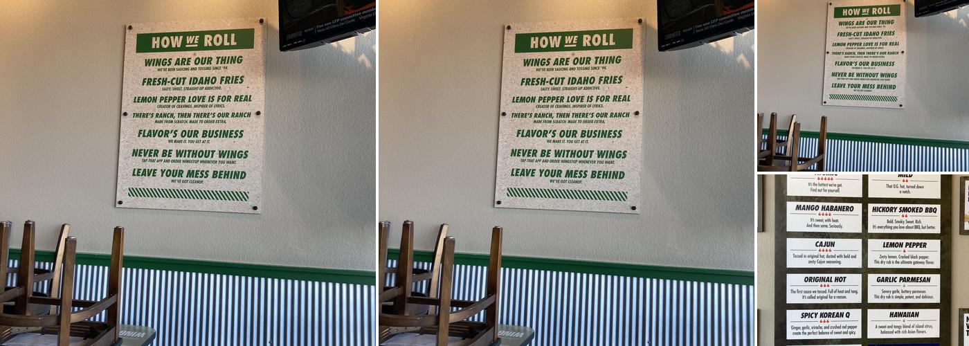 Wingstop Menu