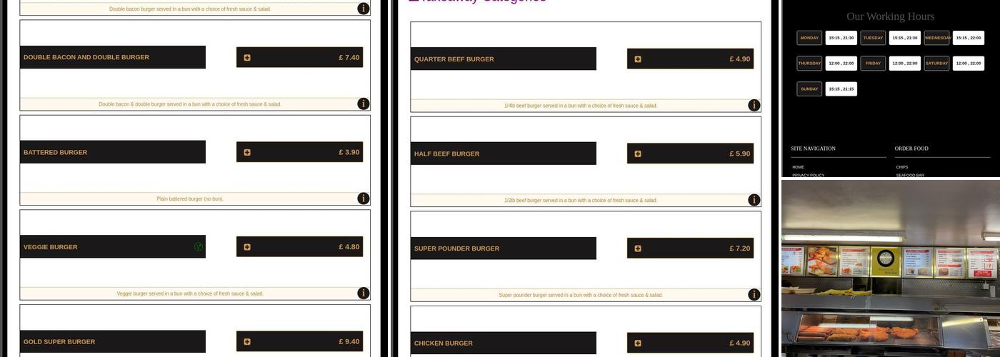 Atlantic Fish Bar Menu