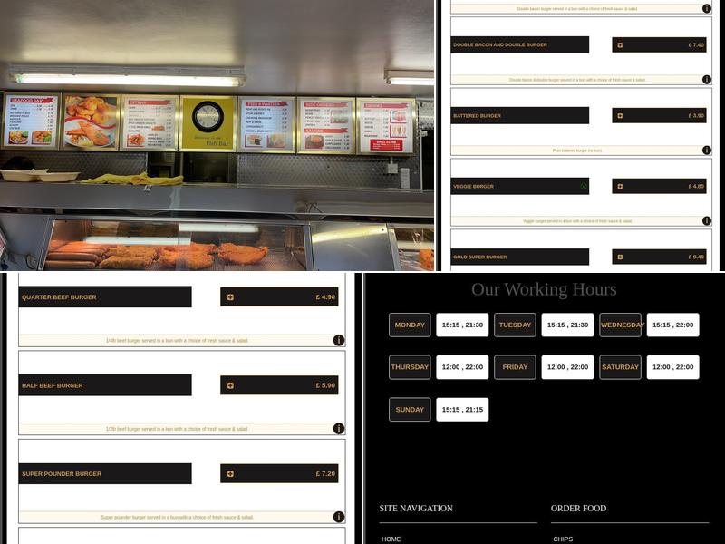 Atlantic Fish Bar Menu