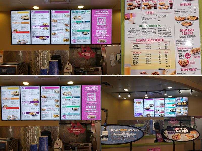 Taco Cabana Menu