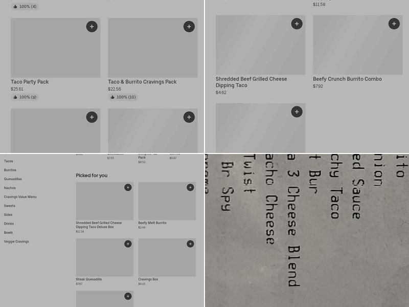 Taco Bell Menu