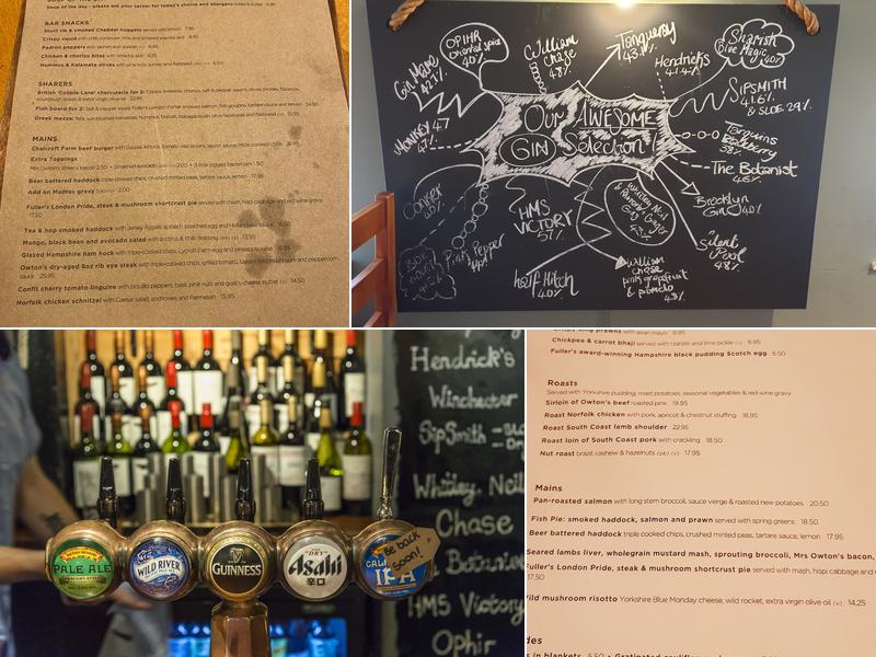 The Fox & Hounds, Lyndhurst Menu