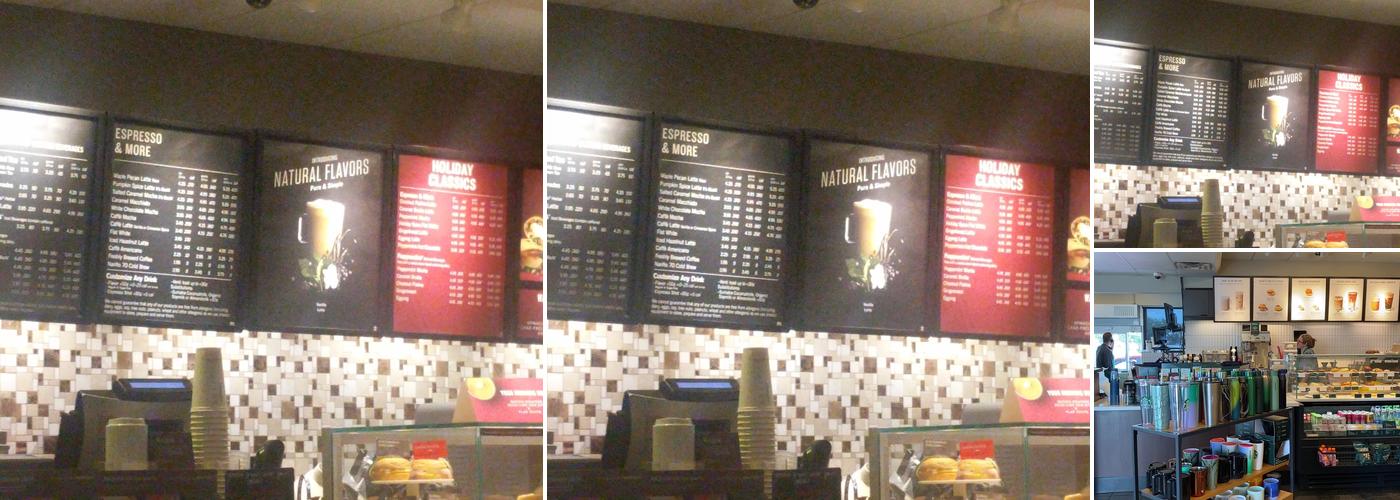 Starbucks Menu