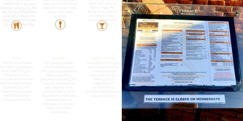 Terrace Cafe Menu
