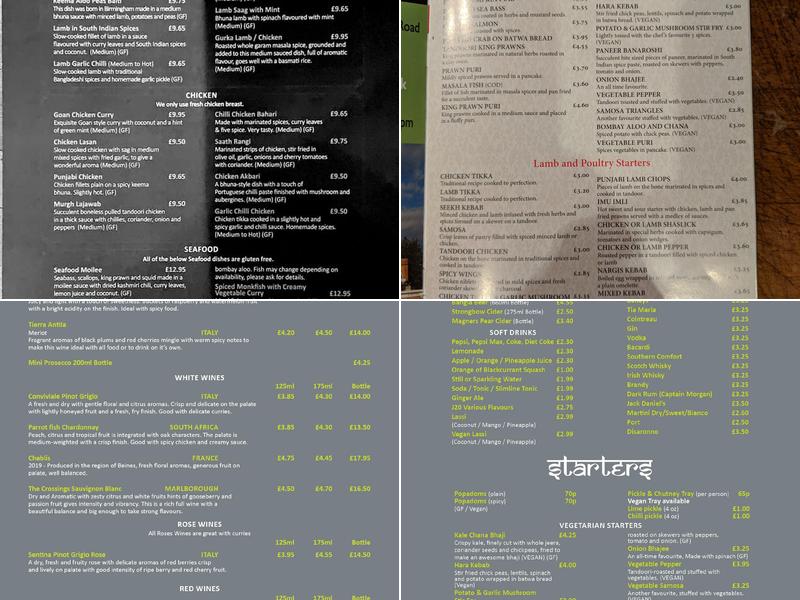 Vasai Menu