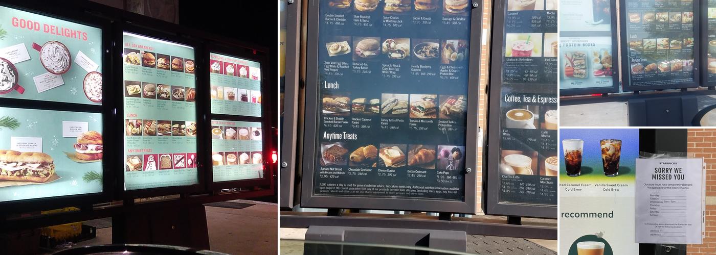 Starbucks Menu