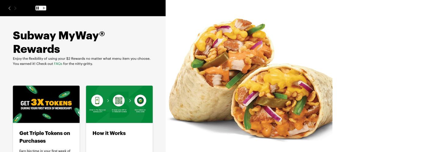 Subway Menu