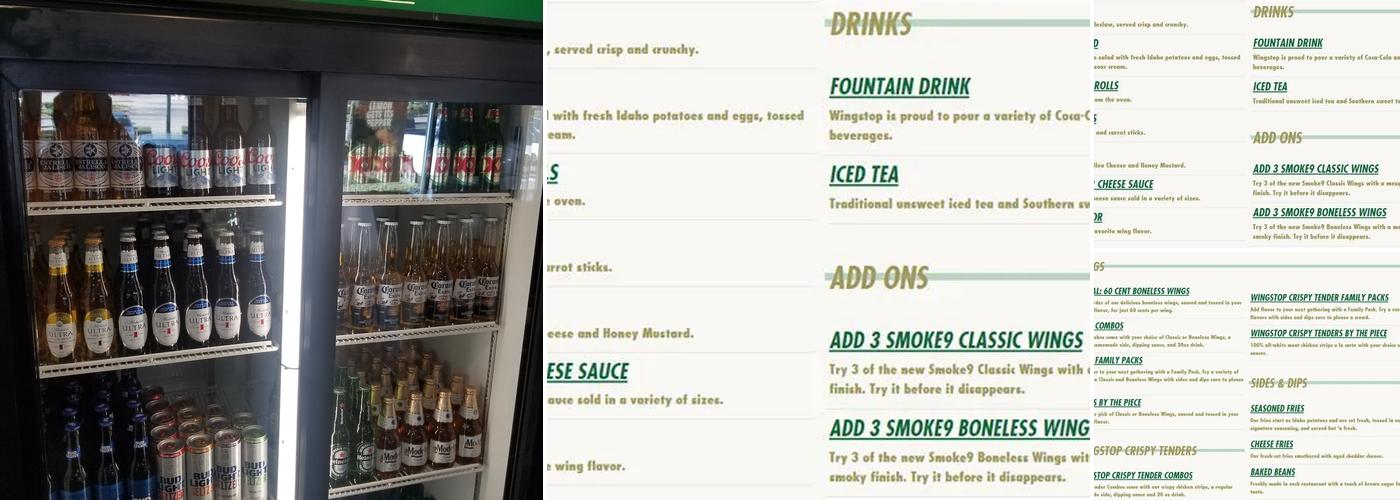 Wingstop Menu