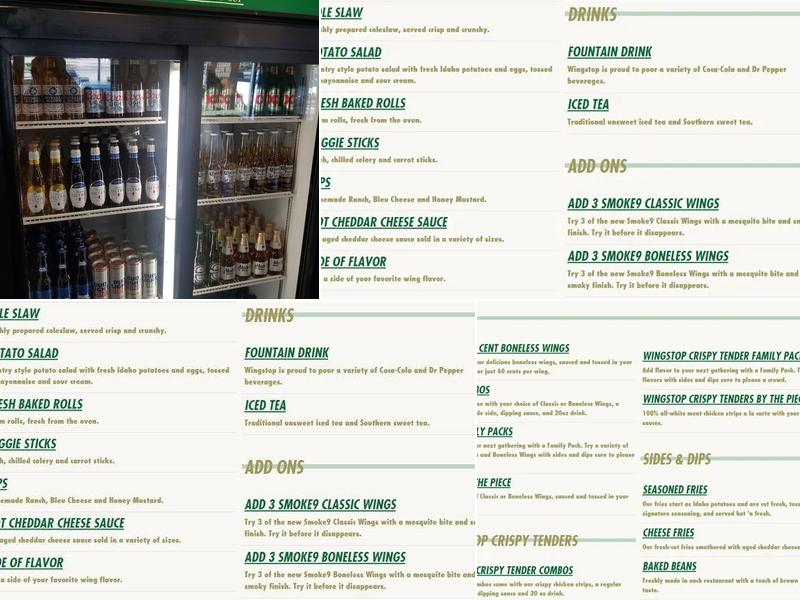 Wingstop Menu