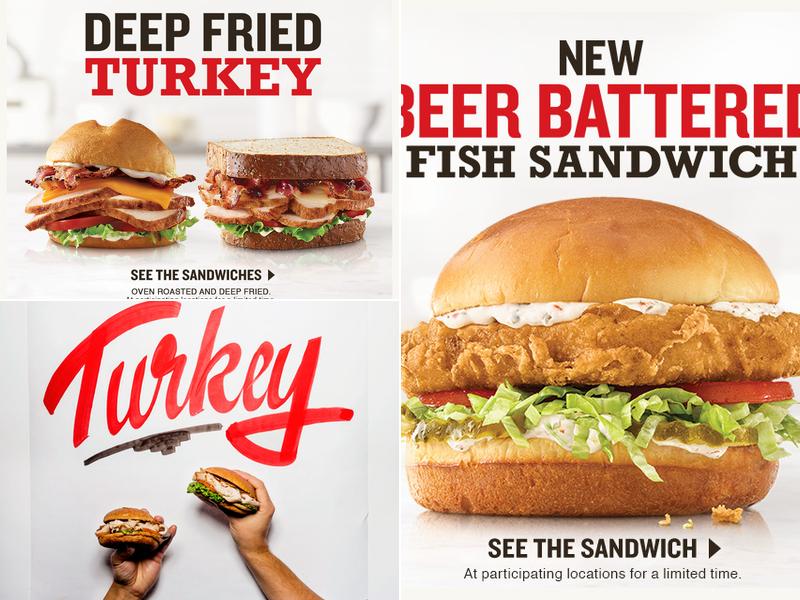 Arby's Menu