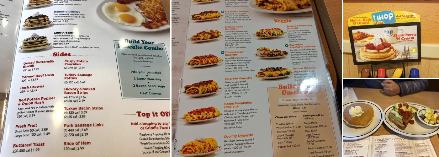 IHOP Menu