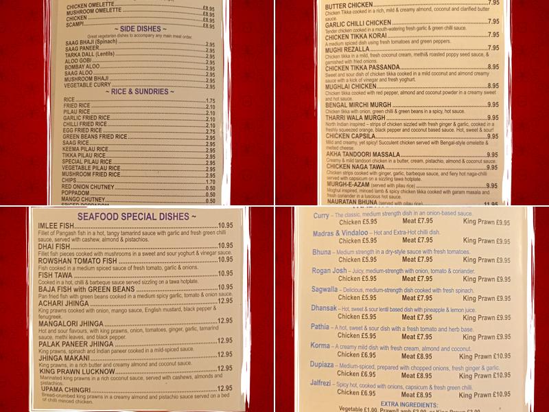 Paprika Longbridge Menu