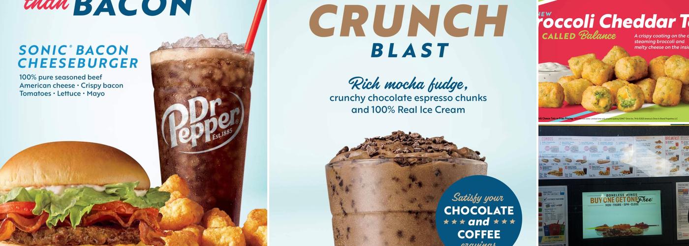 Sonic Drive-In Menu