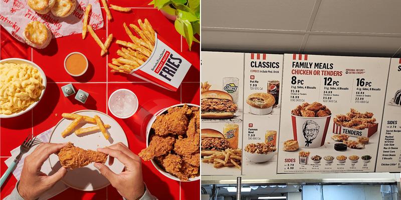 KFC Menu
