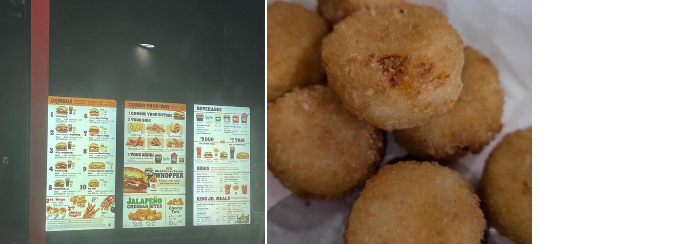 Burger King Menu