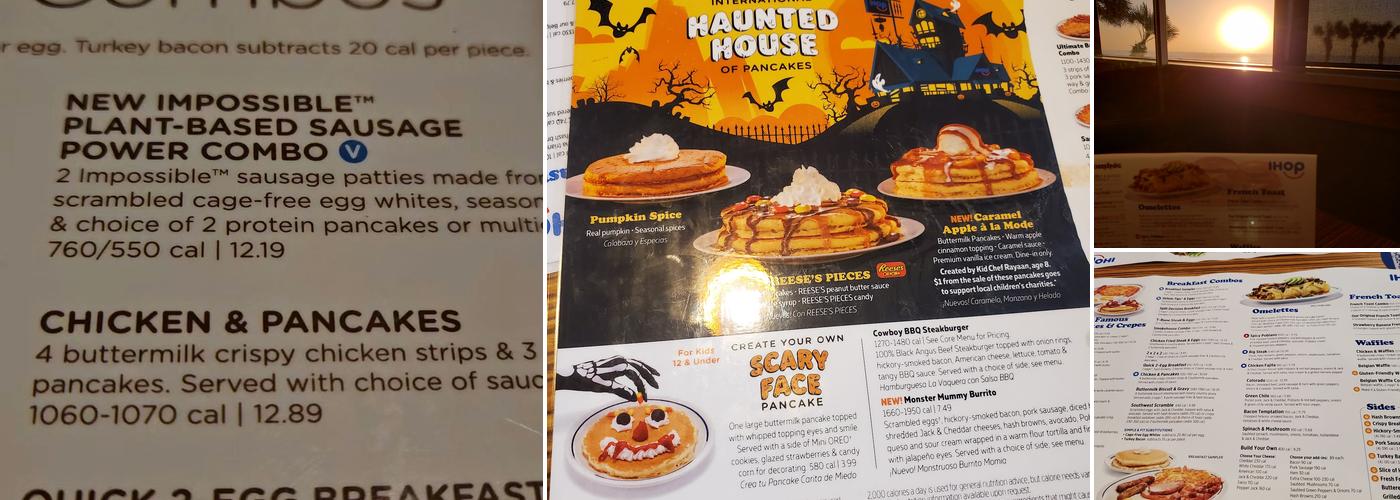 IHOP Menu