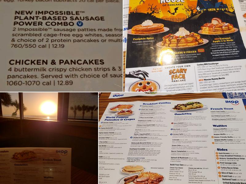 IHOP Menu