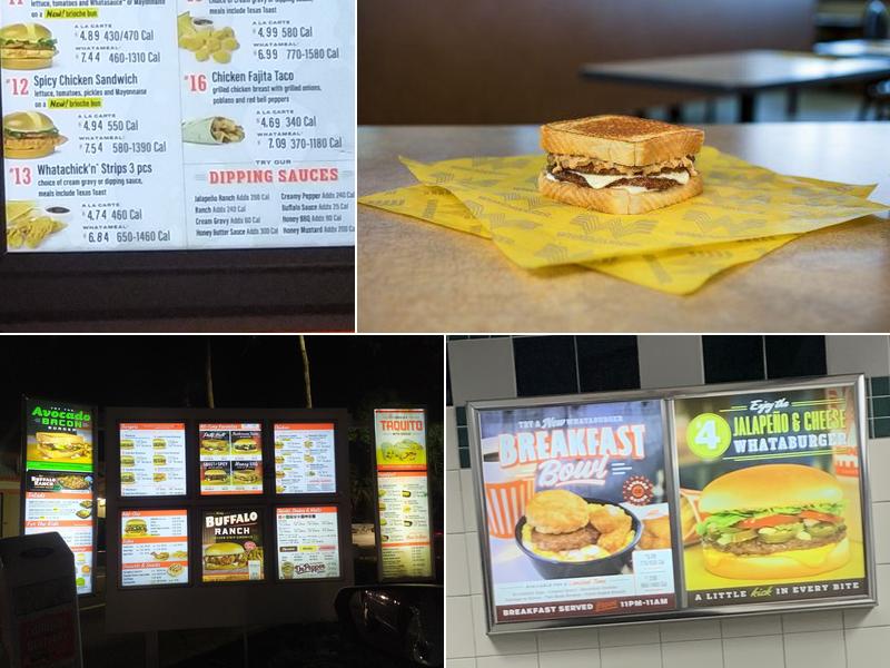 Whataburger Menu