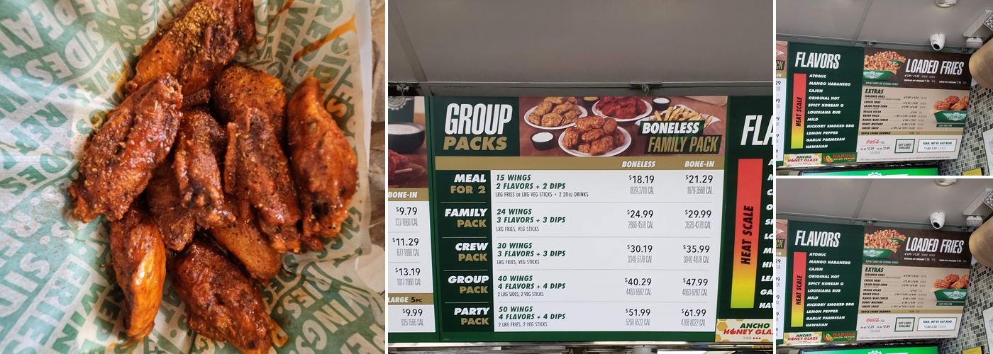 Wingstop Menu