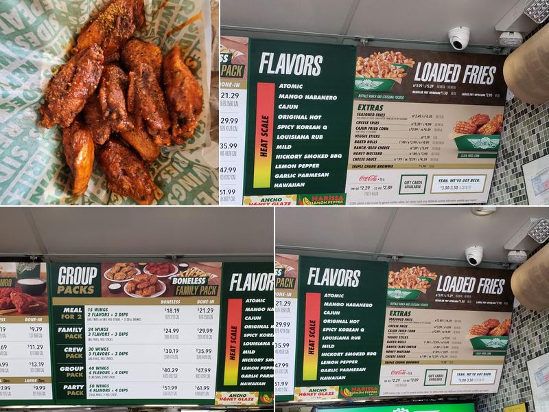 Wingstop Menu