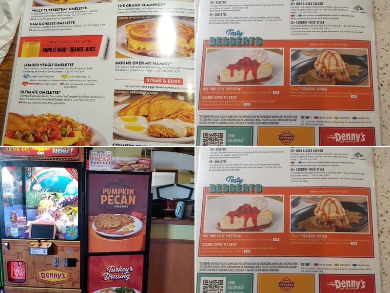 Denny's Menu