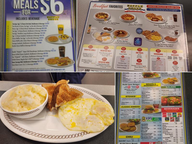 Waffle House Menu