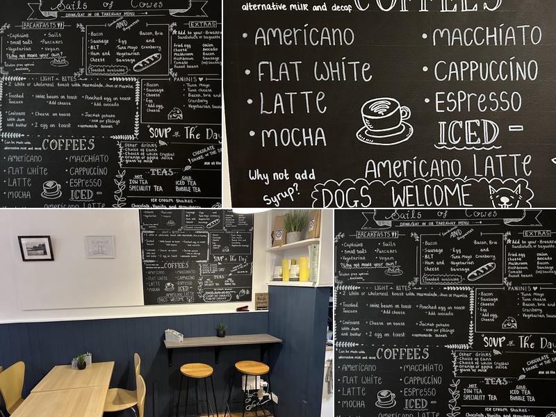 Sails of Cowes Ltd Menu