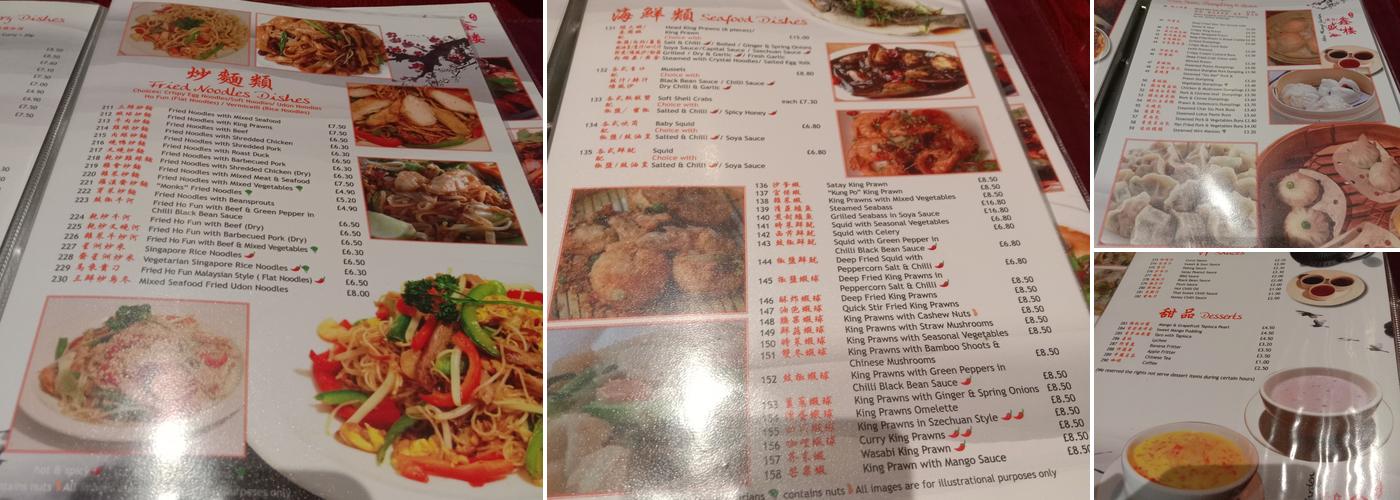 New Ming Garden Menu