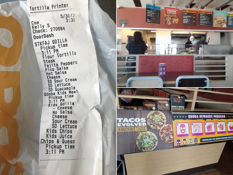 QDOBA Mexican Eats Menu
