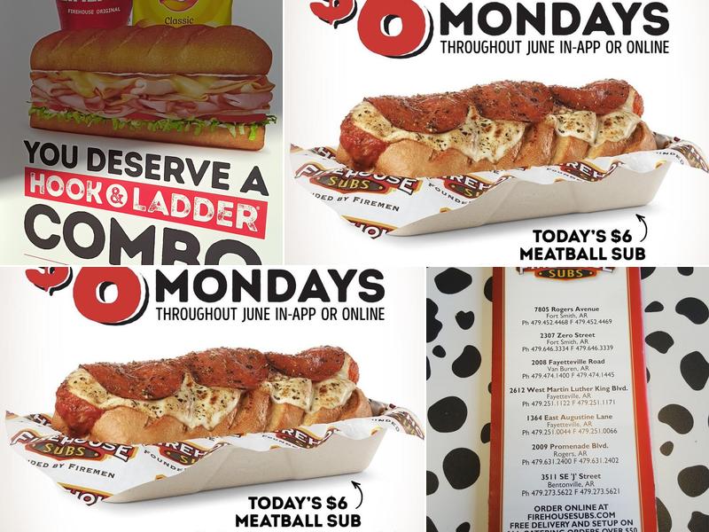 Firehouse Subs Promenade Point Menu