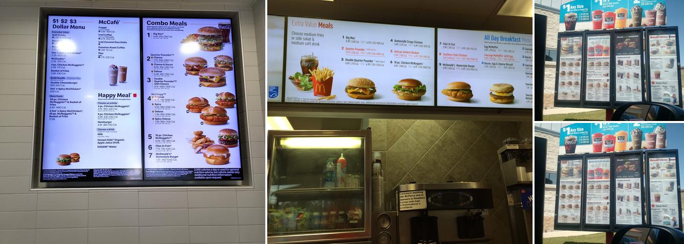 McDonald's Menu