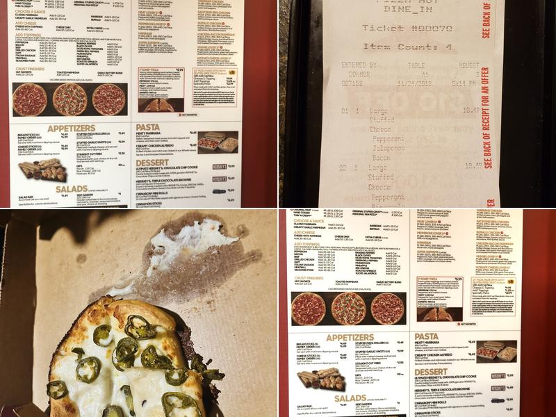 Pizza Hut Menu