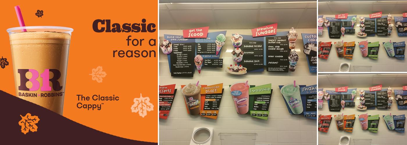 Baskin-Robbins Menu