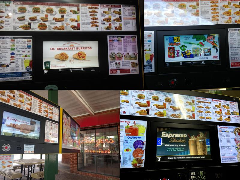 Sonic Drive-In Menu