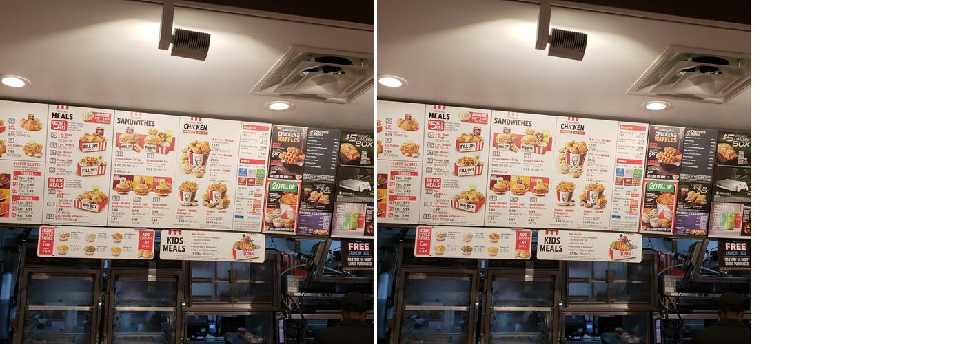 KFC Menu
