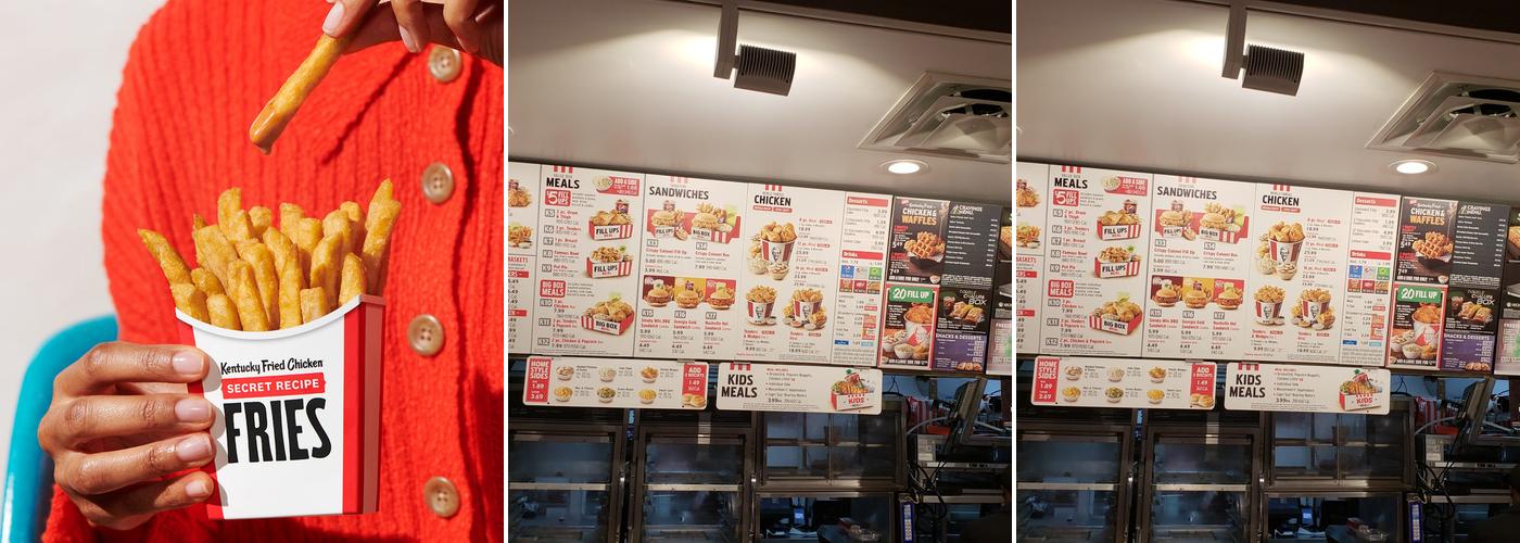 KFC Menu
