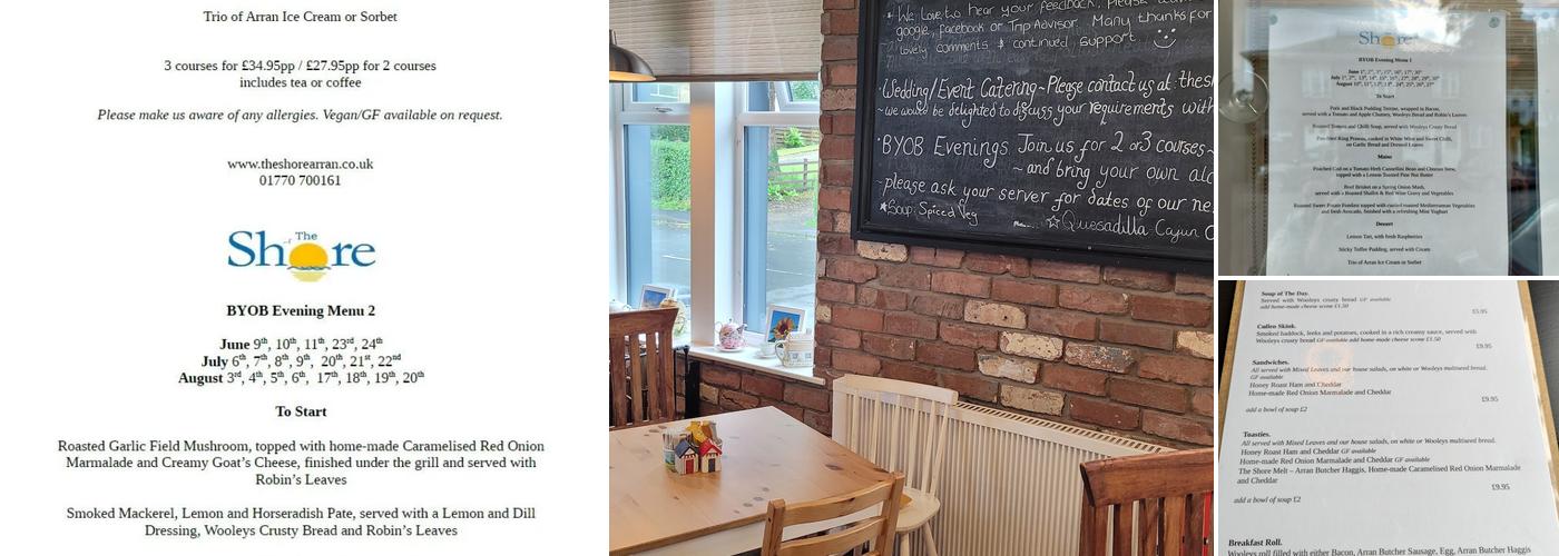 The Shore Menu