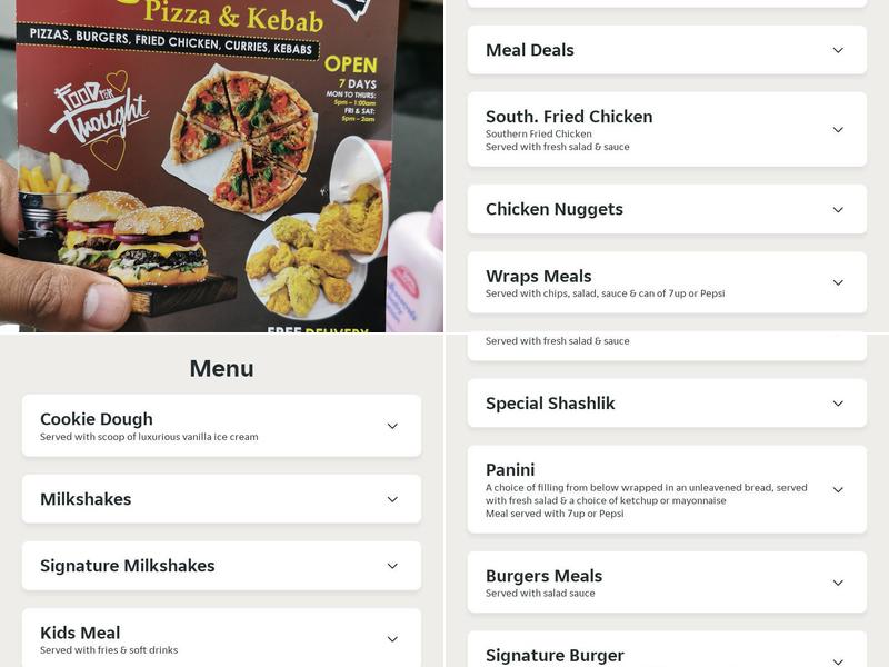 Mamas Pizzeria Oldham Menu