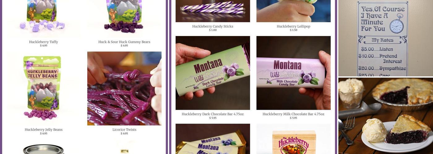 Huckleberry Patch Menu