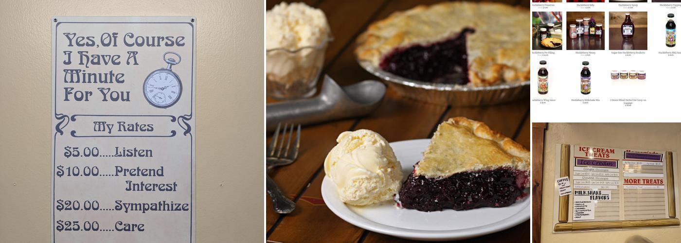 Huckleberry Patch Menu