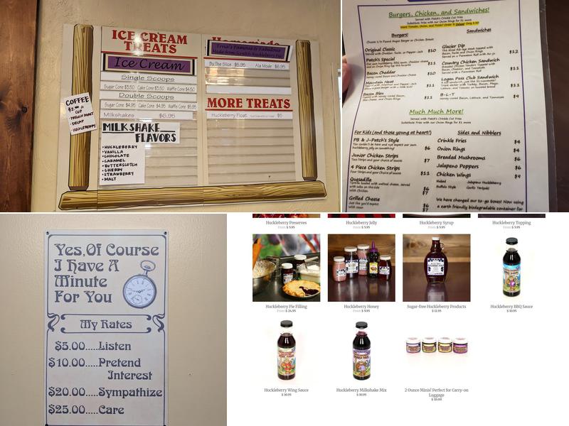 Huckleberry Patch Menu