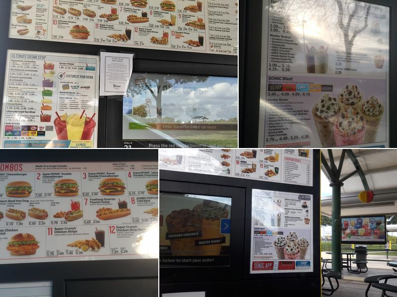 Sonic Drive-In Menu